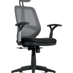 Кресло BRABIX "Saturn ER-400" (черное/серое) 530871 в Игриме - igrim.mebel24.online | фото