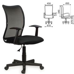 Кресло BRABIX "Spring MG-307" (черное TW) 531406 в Игриме - igrim.mebel24.online | фото 2