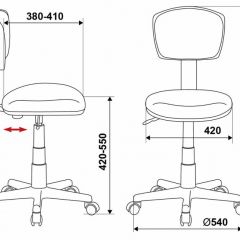 Кресло Бюрократ CH-299/G/15-48 серый в Игриме - igrim.mebel24.online | фото 3