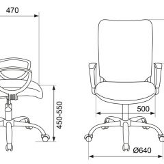 Кресло Бюрократ CH-599AXSN/32B/TW-11 черный TW-32K01 в Игриме - igrim.mebel24.online | фото 4