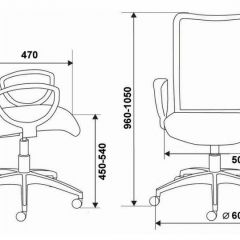 Кресло Бюрократ CH-599AXSN/TW-11 чёрный в Игриме - igrim.mebel24.online | фото 3