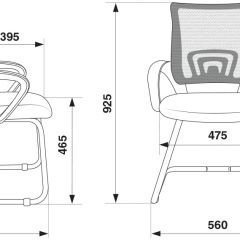 Кресло Бюрократ CH-695N-AV/B/TW-11 в Игриме - igrim.mebel24.online | фото 4