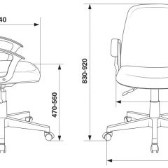 Кресло Бюрократ CH-808-LOW/#B черный 3С11 в Игриме - igrim.mebel24.online | фото 4