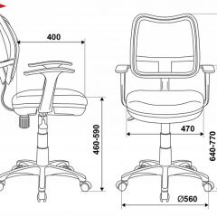 Кресло детское Бюрократ CH-W797/LB/TW-55 голубой в Игриме - igrim.mebel24.online | фото 3