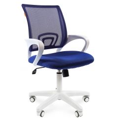 Кресло для оператора CHAIRMAN 696 white (ткань TW-10/сетка TW-05) в Игриме - igrim.mebel24.online | фото