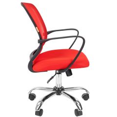 Кресло для оператора CHAIRMAN 698 хром (ткань TW 19/сетка TW 69) в Игриме - igrim.mebel24.online | фото 3