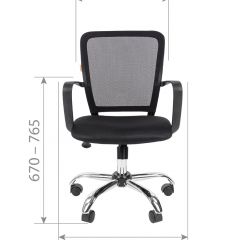 Кресло для оператора CHAIRMAN 698 хром (ткань TW 19/сетка TW 69) в Игриме - igrim.mebel24.online | фото 6