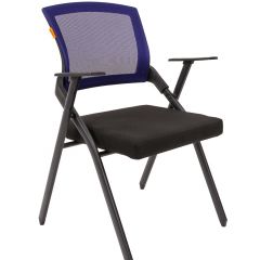 Кресло для посетителей CHAIRMAN NEXX (ткань стандарт черный/сетка DW-61) в Игриме - igrim.mebel24.online | фото