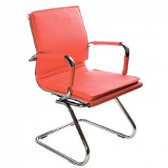 Кресло для посетителя Бюрократ CH-993-Low-V/Red красный в Игриме - igrim.mebel24.online | фото