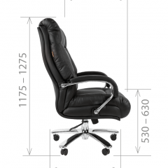 Кресло для руководителя CHAIRMAN  405 (ЭКО) Черное в Игриме - igrim.mebel24.online | фото 5