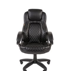 Кресло для руководителя  CHAIRMAN 432 (Экокожа черная) в Игриме - igrim.mebel24.online | фото 2