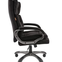 Кресло для руководителя  CHAIRMAN 442 (ткань черная) в Игриме - igrim.mebel24.online | фото 3