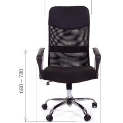 Кресло для руководителя CHAIRMAN 610 N (15-21 черный/сетка синий) в Игриме - igrim.mebel24.online | фото 2