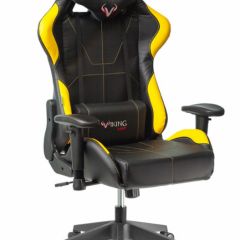 Кресло игровое Бюрократ VIKING 5 AERO YELLOW черный/желтый в Игриме - igrim.mebel24.online | фото