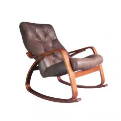 Кресло качалка Гранд 103-З-Ш Шоколад в Игриме - igrim.mebel24.online | фото