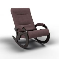 Кресло-качалка Вилла 11-Т-КМ (тканьвенге) КОФЕ С МОЛОКОМ в Игриме - igrim.mebel24.online | фото