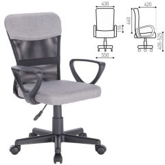 Кресло КОМПАКТНОЕ BRABIX "Jet MG-315" (серое) 531840 в Игриме - igrim.mebel24.online | фото 2