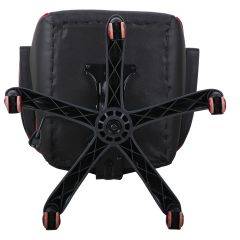 Кресло компьютерное BRABIX Nitro GM-001 (ткань/экокожа) черное, вставки красные (531816) в Игриме - igrim.mebel24.online | фото