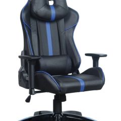Кресло компьютерное BRABIX "GT Carbon GM-120" (черное/синее) 531930 в Игриме - igrim.mebel24.online | фото