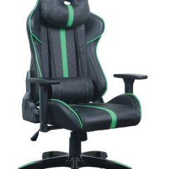 Кресло компьютерное BRABIX "GT Carbon GM-120" (черное/зеленое) 531929 в Игриме - igrim.mebel24.online | фото
