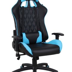 Кресло компьютерное BRABIX "GT Master GM-110" (черное/голубое) 531928 в Игриме - igrim.mebel24.online | фото