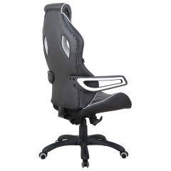 Кресло компьютерное BRABIX Techno Pro GM-003 (экокожа черное/серое, вставки серые) 531814 в Игриме - igrim.mebel24.online | фото 7