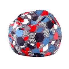 Кресло-мешок Мяч M (Geometry Slate) в Игриме - igrim.mebel24.online | фото
