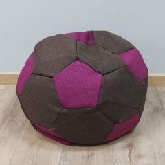 Кресло-мешок Мяч S (Savana Chocolate-Savana Berry) в Игриме - igrim.mebel24.online | фото