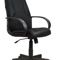 Кресло офисное BRABIX "City EX-512" (кожзам черный, ткань черная) 531407 в Игриме - igrim.mebel24.online | фото 1