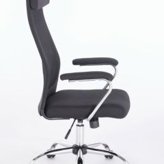 Кресло офисное BRABIX "Flight EX-540" (хром, черное) 531847 в Игриме - igrim.mebel24.online | фото 3