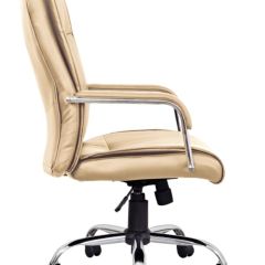 Кресло офисное BRABIX "Space EX-508" (экокожа, хром, бежевое) 531165 в Игриме - igrim.mebel24.online | фото 3