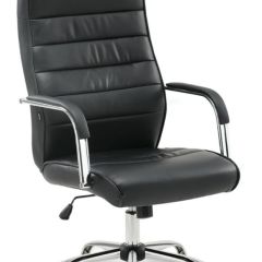 Кресло офисное BRABIX "Stark EX-547" (экокожа, хром, черное) 531948 в Игриме - igrim.mebel24.online | фото