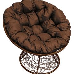 Кресло "ПАПАСАН" ротанг (каркас коричневый) в Игриме - igrim.mebel24.online | фото