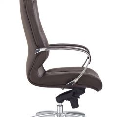 Кресло руководителя Бюрократ _AURA/BROWN коричневый в Игриме - igrim.mebel24.online | фото 2