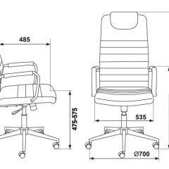 Кресло руководителя Бюрократ KB-9N/ECO/BLACK в Игриме - igrim.mebel24.online | фото 4