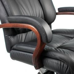 Кресло руководителя Бюрократ T-9925WALNUT/BLACK в Игриме - igrim.mebel24.online | фото 4
