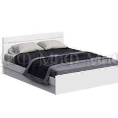 НЭНСИ NEW Кровать 1,4 м (Белый глянец холодный/Белый) в Игриме - igrim.mebel24.online | фото