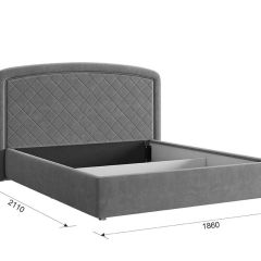 СИЛЬВА 2 Каркас кровати 1600 в Игриме - igrim.mebel24.online | фото