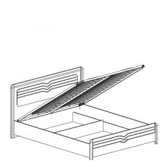 Кровать 1600 с ПМ №156 Фьорд в Игриме - igrim.mebel24.online | фото 2