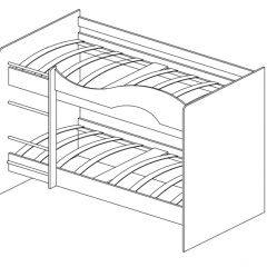 Кровать 2-х ярусная Мая + ящики + шкаф (800*1900) в Игриме - igrim.mebel24.online | фото 11