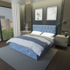 Кровать Афины Решетка+ПМ (1600) *БЕЗ ДНА в Игриме - igrim.mebel24.online | фото