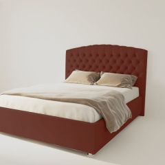 Кровать Берлин без основания 900 (велюр бордо) в Игриме - igrim.mebel24.online | фото