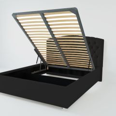 Кровать Берлин с ПМ 900 (экокожа кольт ч) в Игриме - igrim.mebel24.online | фото