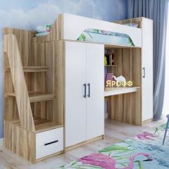 Кровать-чердак Тея (*Без Пенала) в Игриме - igrim.mebel24.online | фото