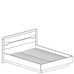 Кровать двойная с мягким изголовьем №315 Ронда (1600) в Игриме - igrim.mebel24.online | фото 2