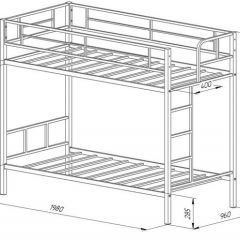 Кровать двухъярусная «Севилья» в Игриме - igrim.mebel24.online | фото 2