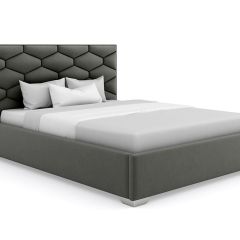 Кровать Коралл интерьерная +основание (200х200) в Игриме - igrim.mebel24.online | фото 9