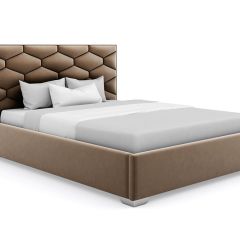 Кровать Коралл интерьерная +основание (200х200) в Игриме - igrim.mebel24.online | фото 11