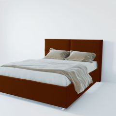 Кровать Корсика с ПМ 1400 (велюр бордо) в Игриме - igrim.mebel24.online | фото 2