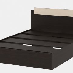 СОФИЯ Кровать КР 1400 (венге/дуб белфорт) щиты в Игриме - igrim.mebel24.online | фото
